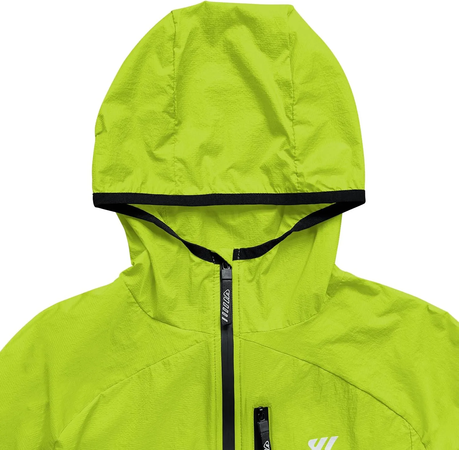 Wulibike Mens Windbreaker Jackets Lightweight men's cycling jacket with Hood Unisex Packable Golf Running Wind Breaker Jacket