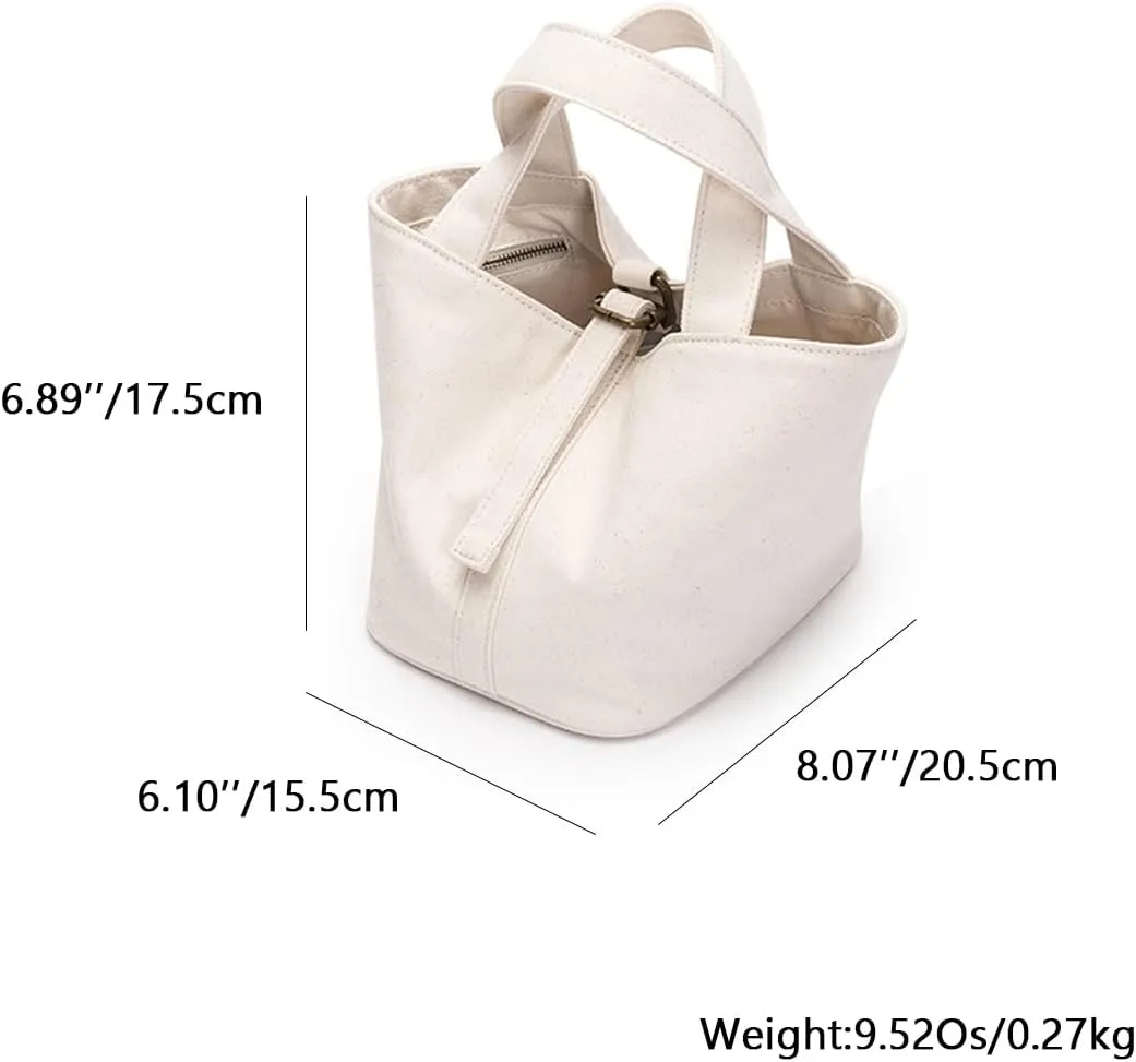 YONBEN Tote Bucket Bag -Simple and Comfortable Handbag with Belt Opening Design Lightweight and Versatile Bucket Bag